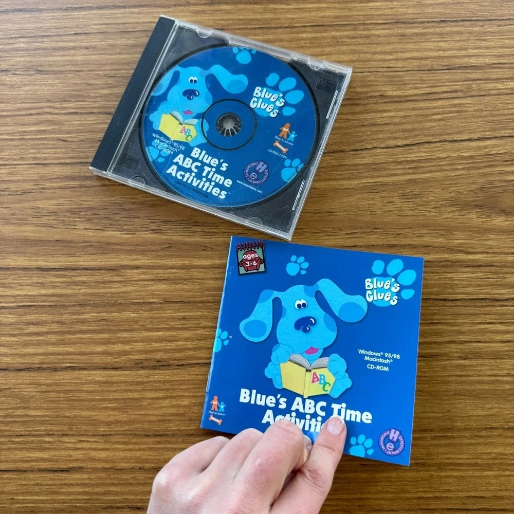 Vintage Blue’s Clues ABC Time Activities CD-ROM 1998 - Picture 6 of 7